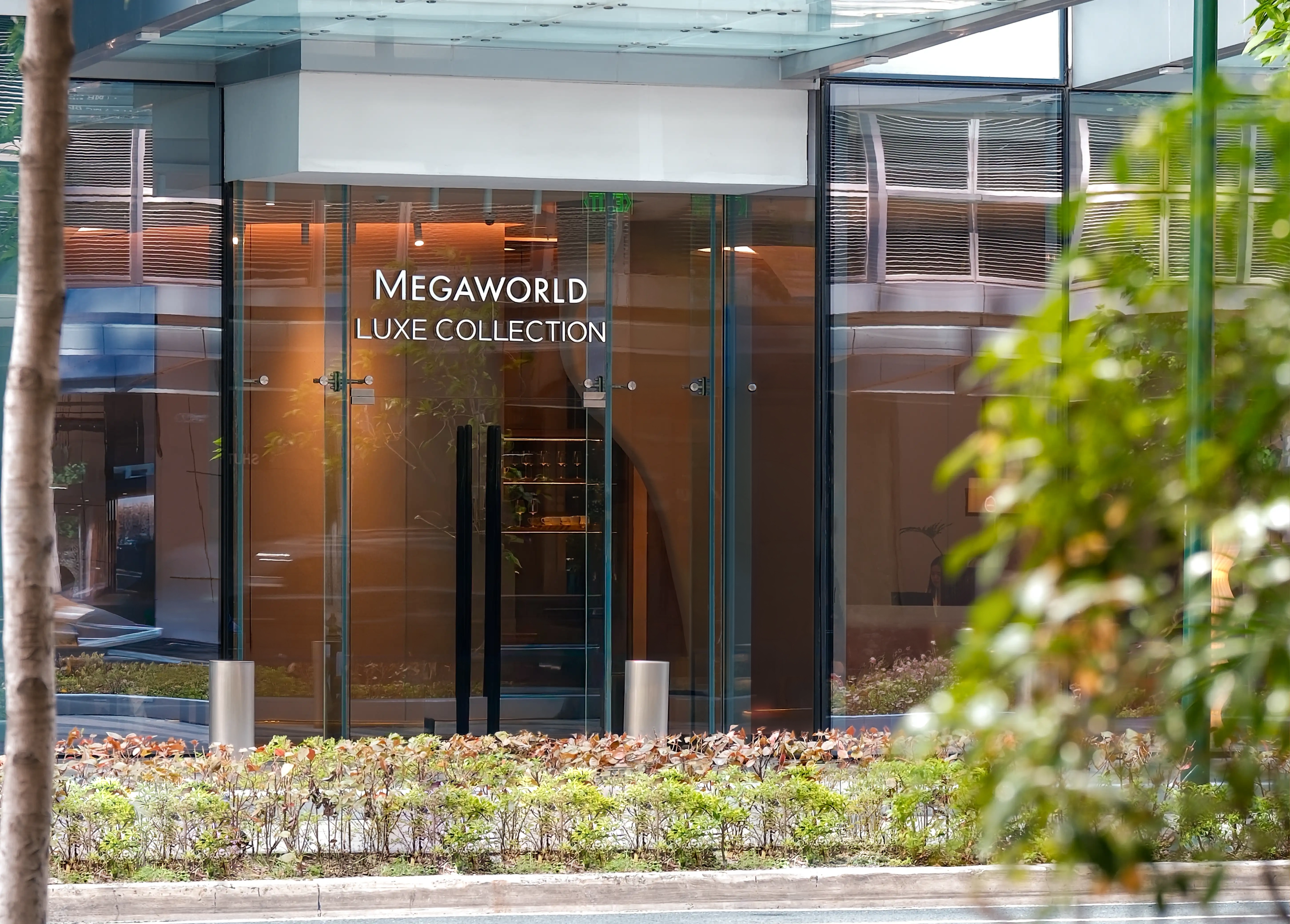 Megaworld Luxe Collection lounge exterior facade